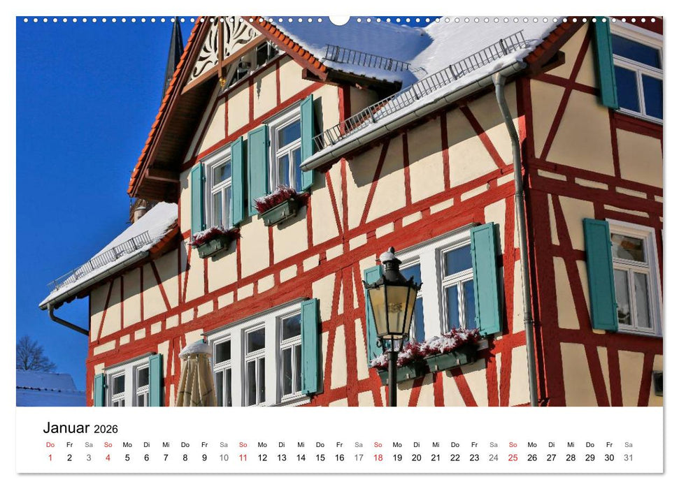 Romantisches Oberursel von Petrus Bodenstaff (CALVENDO Wandkalender 2026)