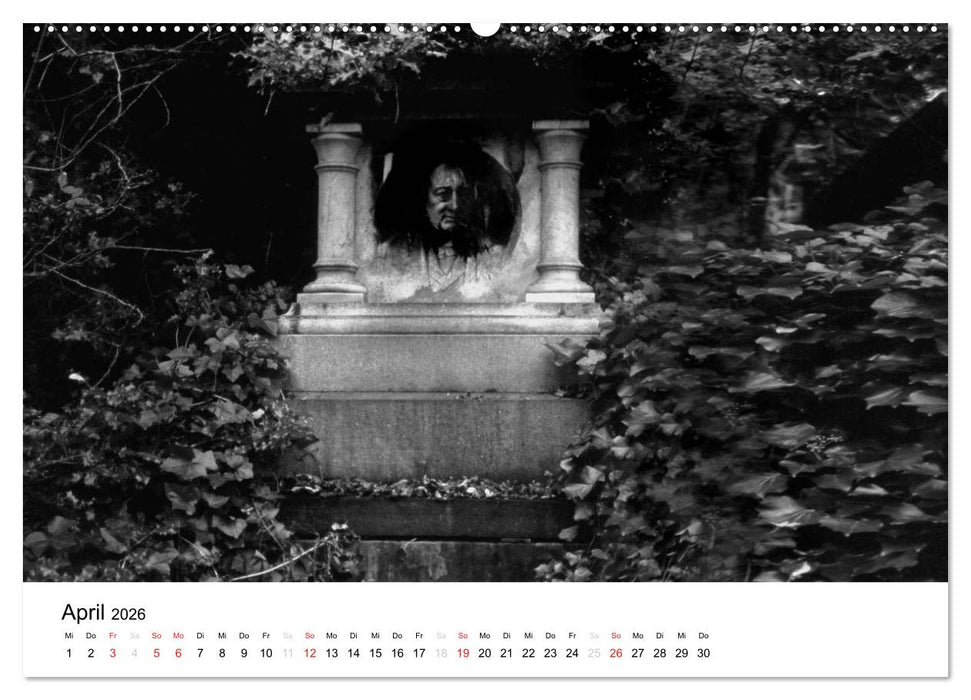 Highgate Cemetery London (CALVENDO Wandkalender 2026)