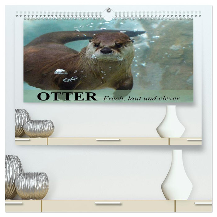 Otter. Frech, laut und clever (CALVENDO Premium Wandkalender 2026)