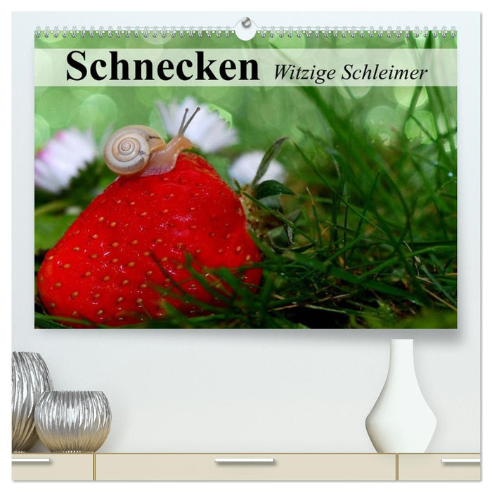 Schnecken. Witzige Schleimer (CALVENDO Premium Wandkalender 2026)