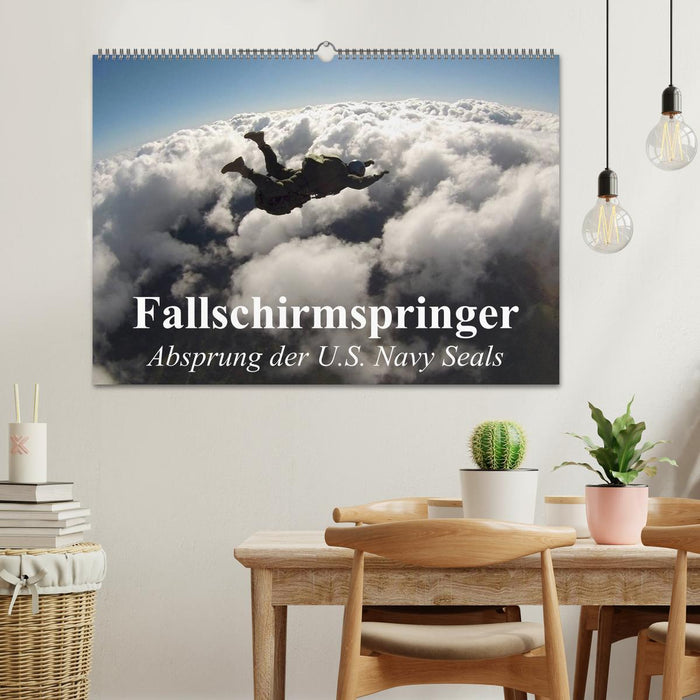 Fallschirmspringer. Absprung der U.S. Navy Seals (CALVENDO Wandkalender 2026)