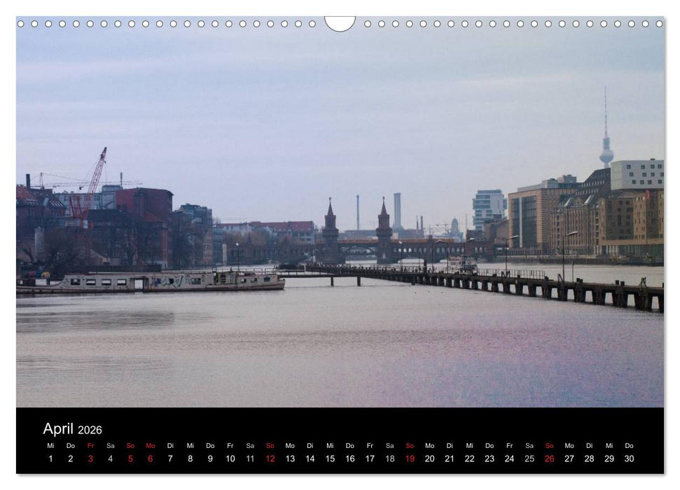 Auf Gleisen durch Berlin (CALVENDO Wandkalender 2026)