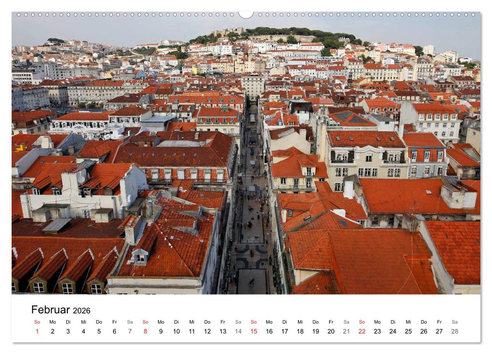 Lissabon Highlights von Petrus Bodenstaff (CALVENDO Wandkalender 2026)