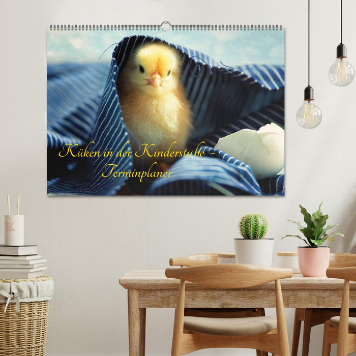 Küken in der Kinderstube Terminplaner (CALVENDO Wandkalender 2026)