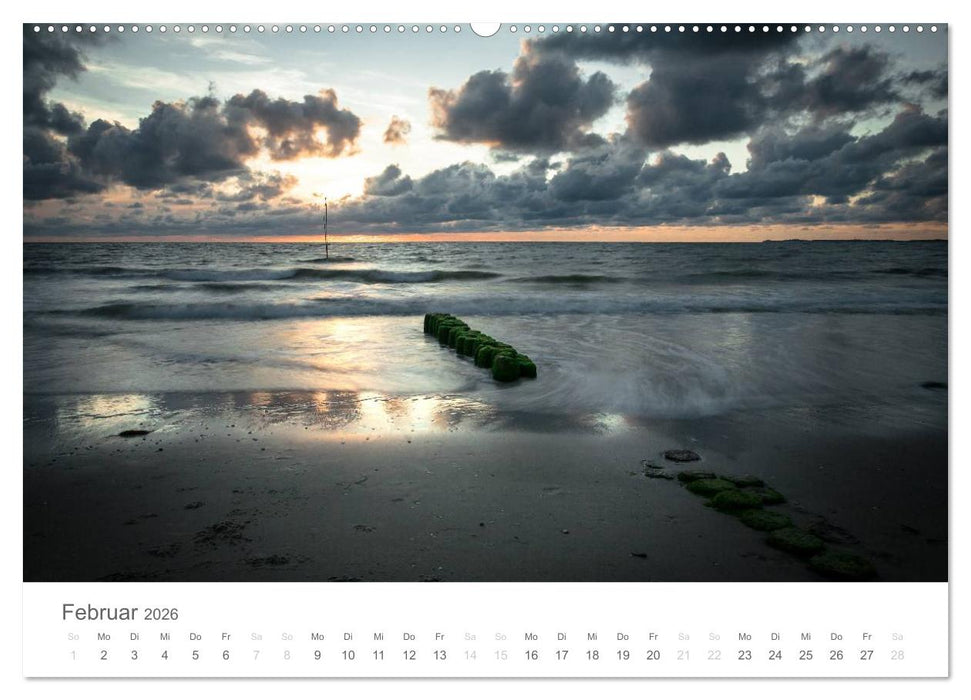 Amrum - Nordseeinsel im Wechsel der Gezeiten (CALVENDO Premium Wandkalender 2026)
