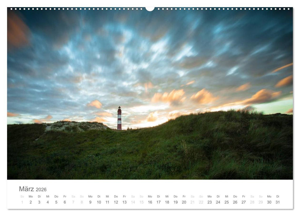 Amrum - Nordseeinsel im Wechsel der Gezeiten (CALVENDO Premium Wandkalender 2026)