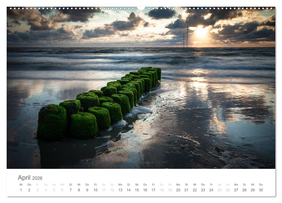 Amrum - Nordseeinsel im Wechsel der Gezeiten (CALVENDO Premium Wandkalender 2026)