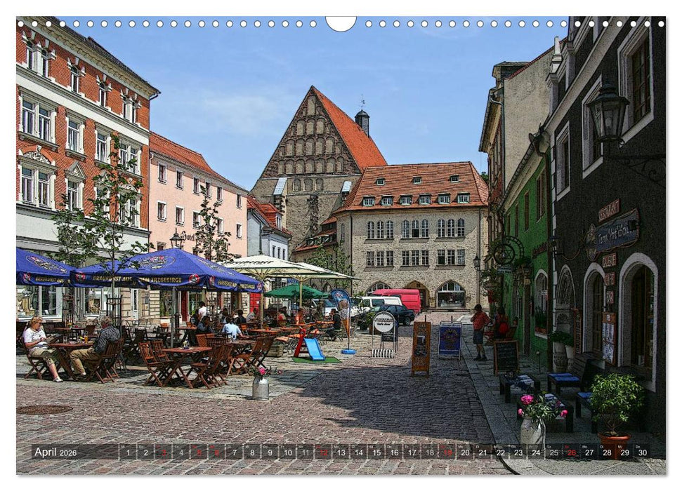 Das Jahr an der Elbe in Meißen (CALVENDO Wandkalender 2026)