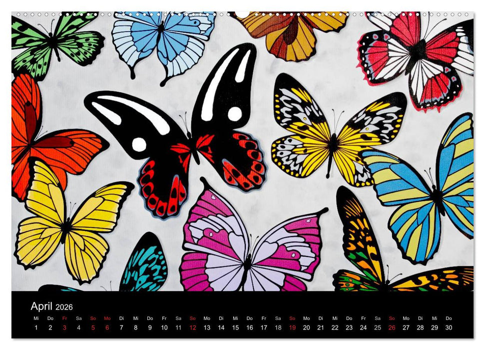 Humorvolle PopArt - Kunstkalender von Claudia Elsner (CALVENDO Premium Wandkalender 2026)