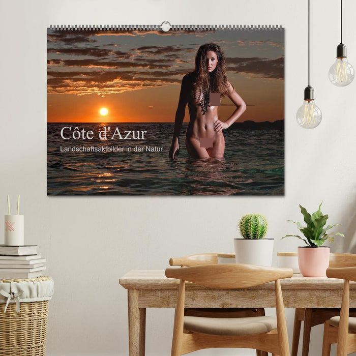 Côte d'Azur - Landschaftsaktbilder in der Natur (CALVENDO Wandkalender 2026)
