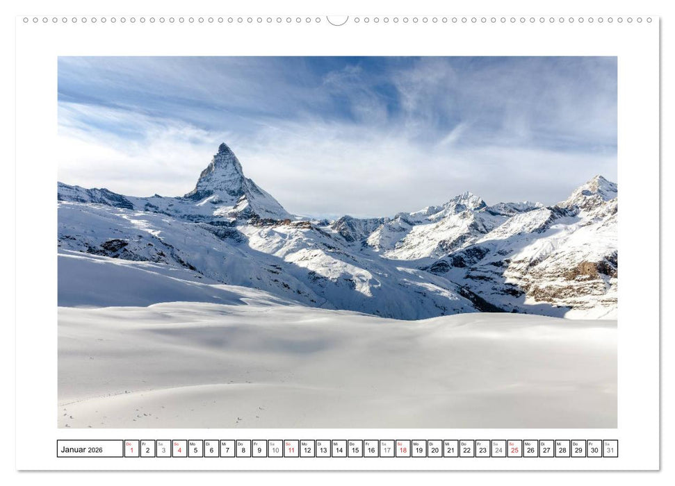 Geheimnisvolle Alpen (CALVENDO Wandkalender 2026)