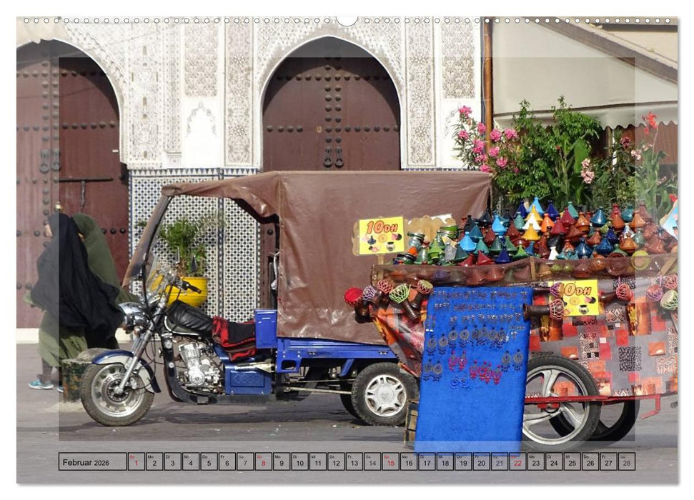 Königliches Marokko (CALVENDO Premium Wandkalender 2026)
