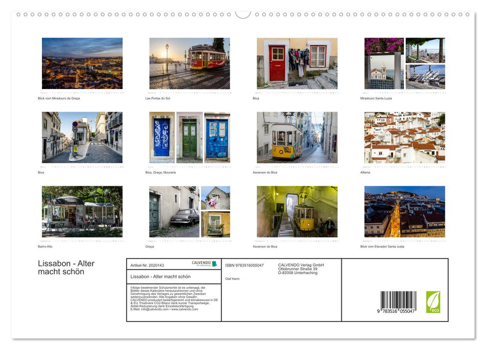 Lissabon - Alter macht schön (CALVENDO Premium Wandkalender 2026)