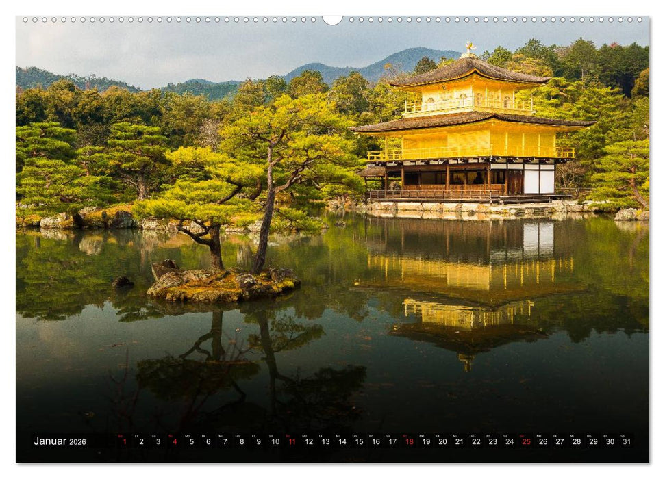 Japan - Schreine, Tempel, Metropolen (CALVENDO Premium Wandkalender 2026)