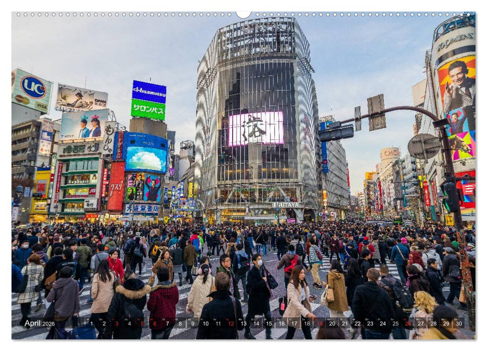 Japan - Schreine, Tempel, Metropolen (CALVENDO Premium Wandkalender 2026)