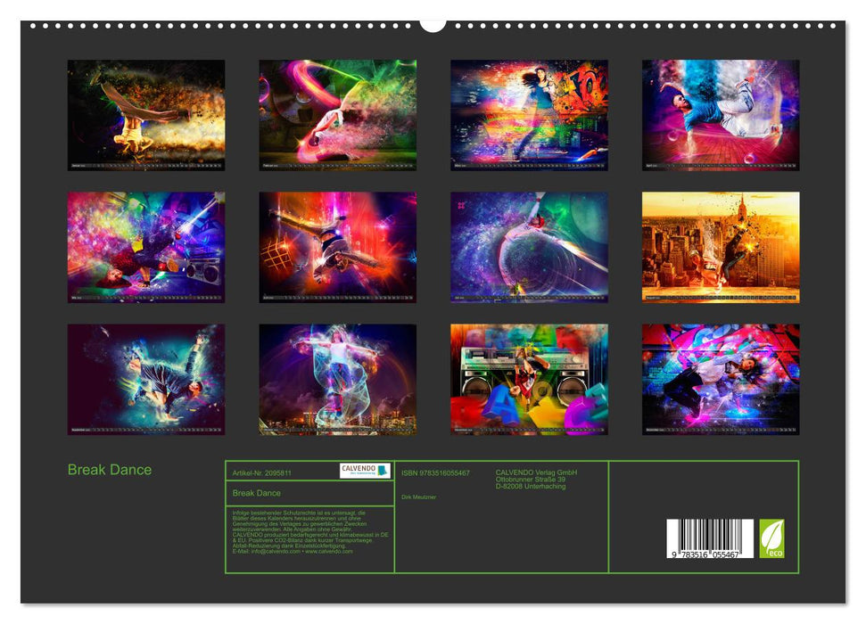 Break Dance (CALVENDO Premium Wandkalender 2026)