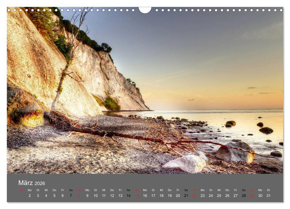 Naturwunder Möns Klinten (CALVENDO Wandkalender 2026)