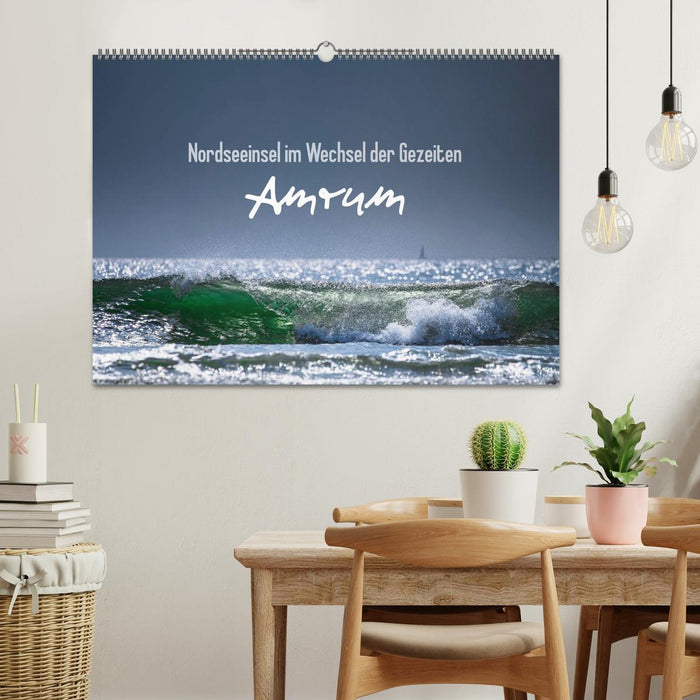 Amrum - Nordseeinsel im Wechsel der Gezeiten (CALVENDO Wandkalender 2026)