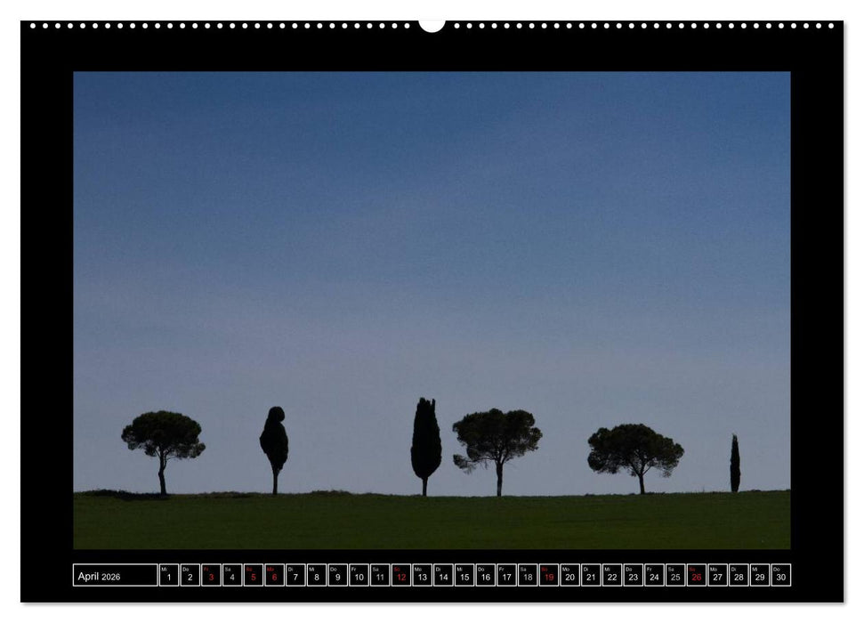 Toskana - Die Magie des Val d'Orcia (CALVENDO Premium Wandkalender 2026)