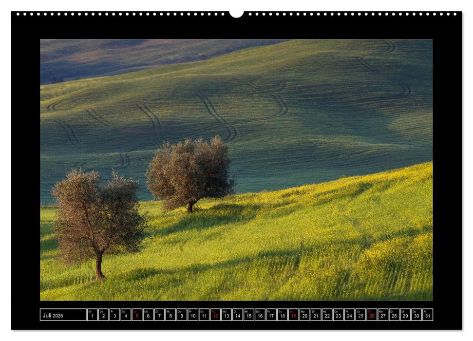 Toskana - Die Magie des Val d'Orcia (CALVENDO Premium Wandkalender 2026)