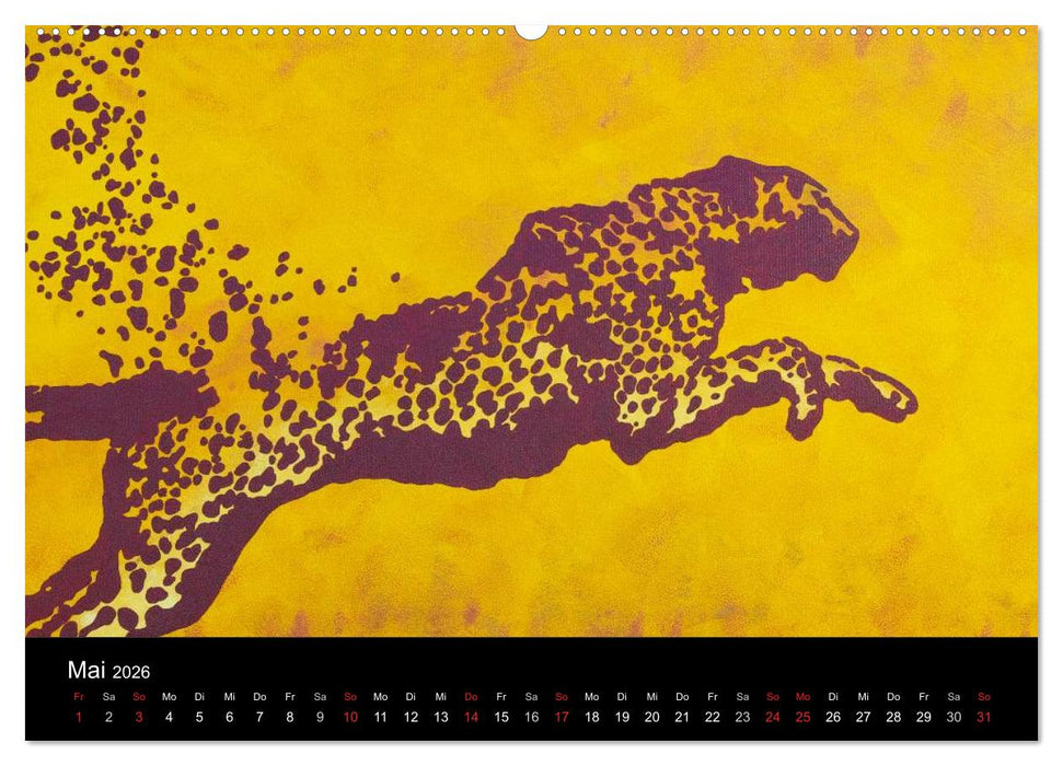 Humorvolle PopArt - Kunstkalender von Claudia Elsner (CALVENDO Wandkalender 2026)