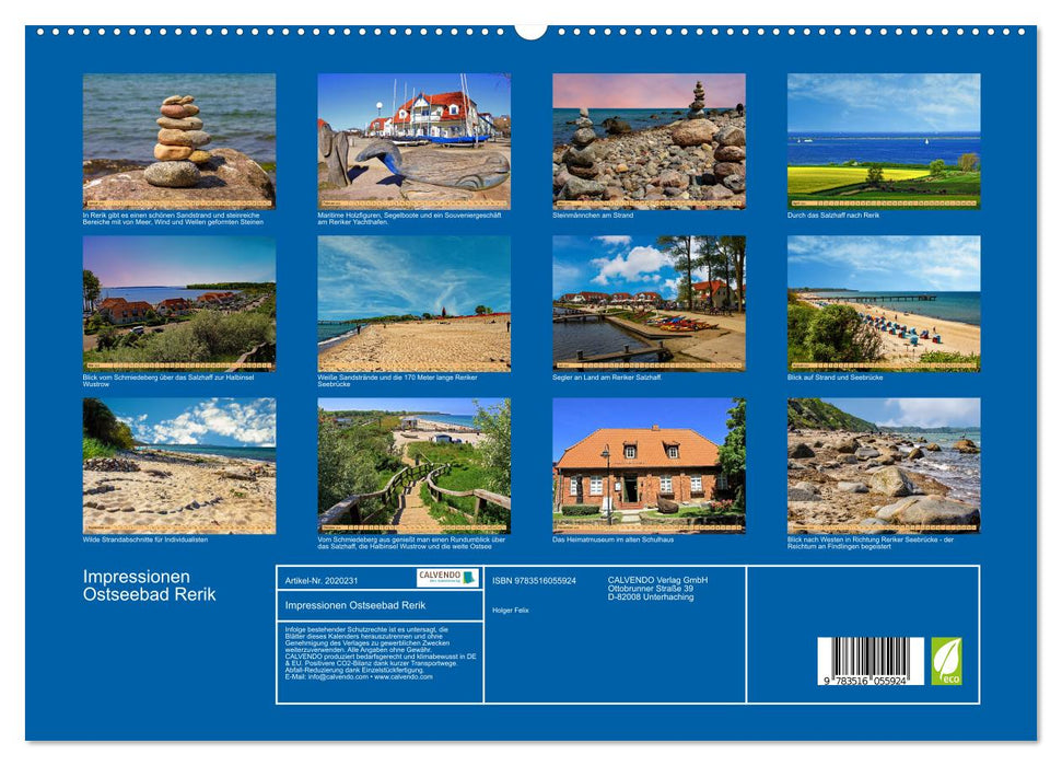 Impressionen Ostseebad Rerik (CALVENDO Premium Wandkalender 2026)