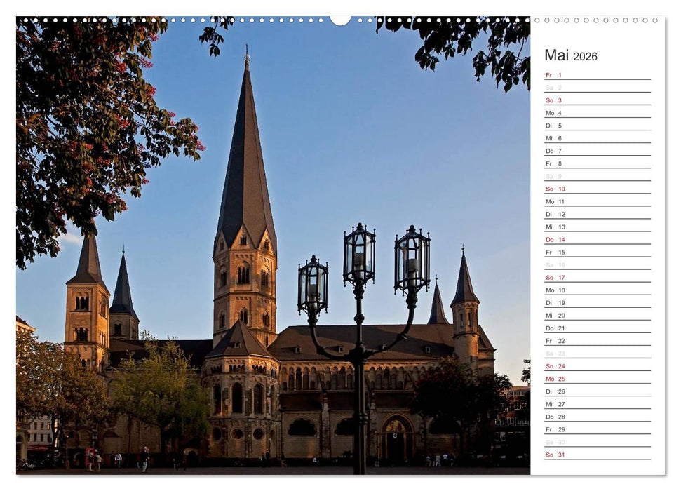 Zauberhaftes Bonn (CALVENDO Premium Wandkalender 2026)