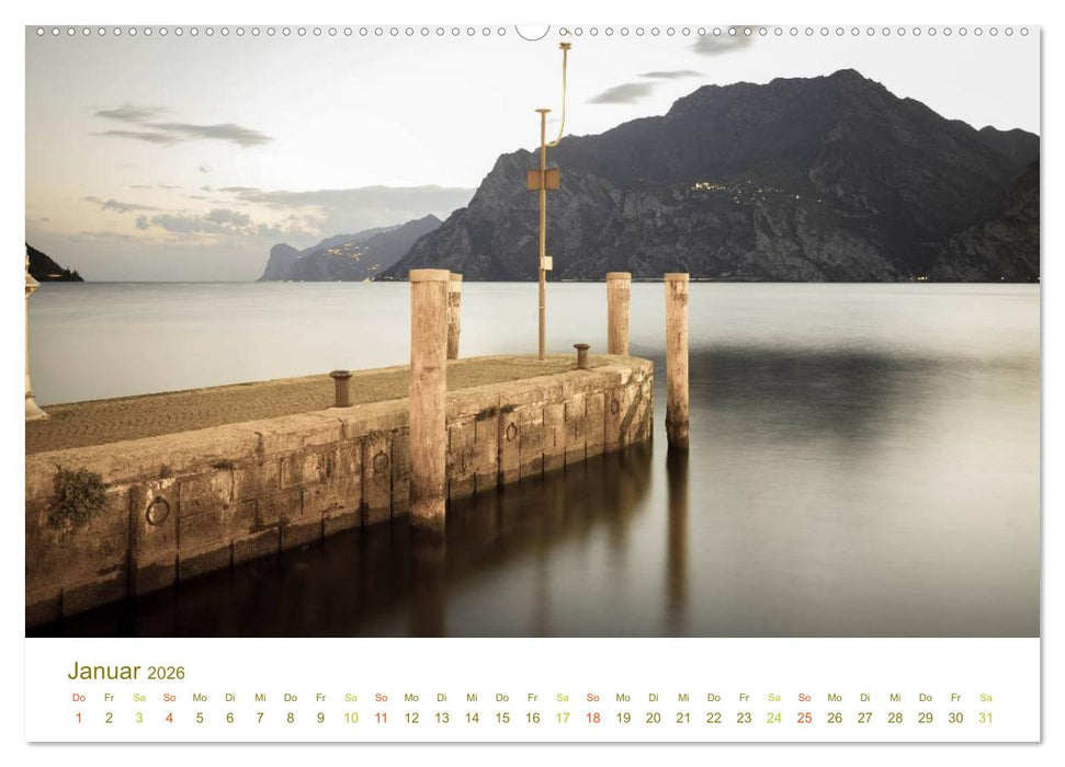 GARDASEE - das Nordufer (CALVENDO Premium Wandkalender 2026)