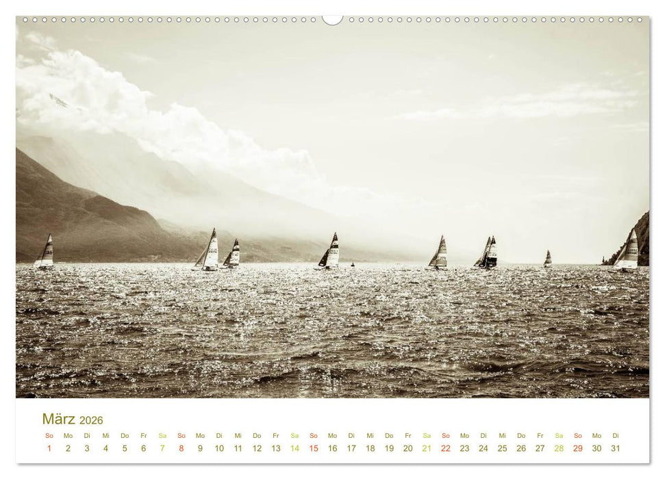 GARDASEE - das Nordufer (CALVENDO Premium Wandkalender 2026)
