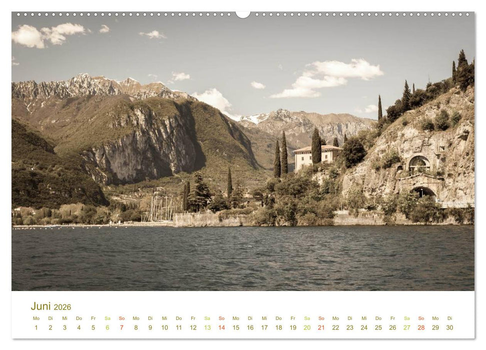 GARDASEE - das Nordufer (CALVENDO Premium Wandkalender 2026)