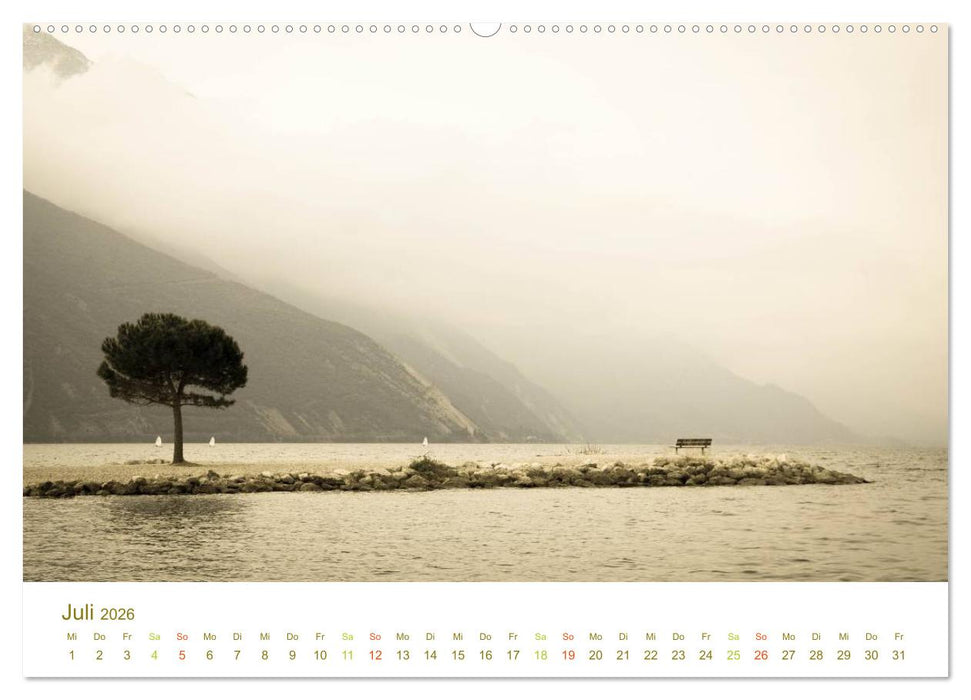 GARDASEE - das Nordufer (CALVENDO Premium Wandkalender 2026)