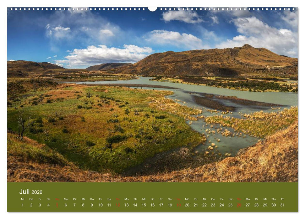 Patagonien-Land der Extreme (CALVENDO Premium Wandkalender 2026)