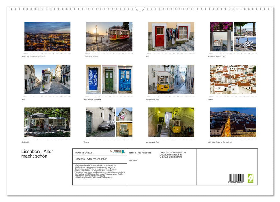 Lissabon - Alter macht schön (CALVENDO Wandkalender 2026)