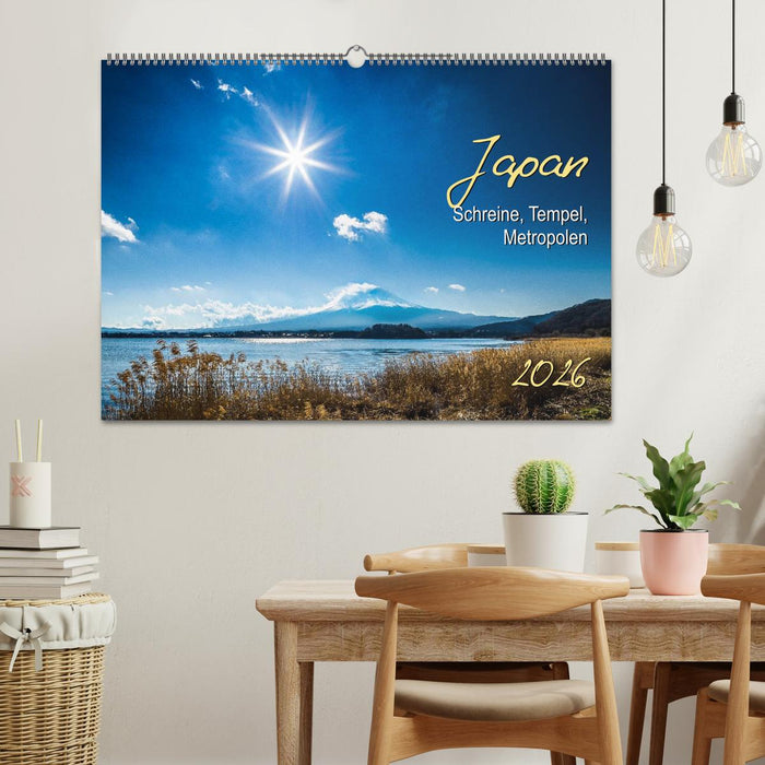 Japan - Schreine, Tempel, Metropolen (CALVENDO Wandkalender 2026)