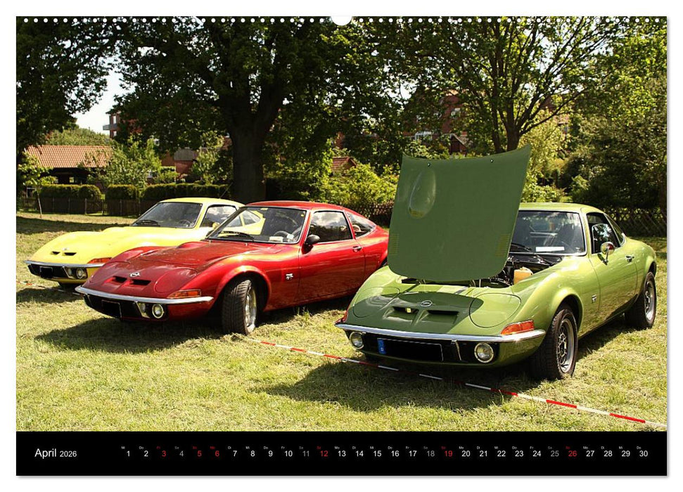 Opel GT Der Kalender (CALVENDO Wandkalender 2026)