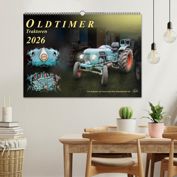 Oldtimer - Traktoren (CALVENDO Wandkalender 2026)