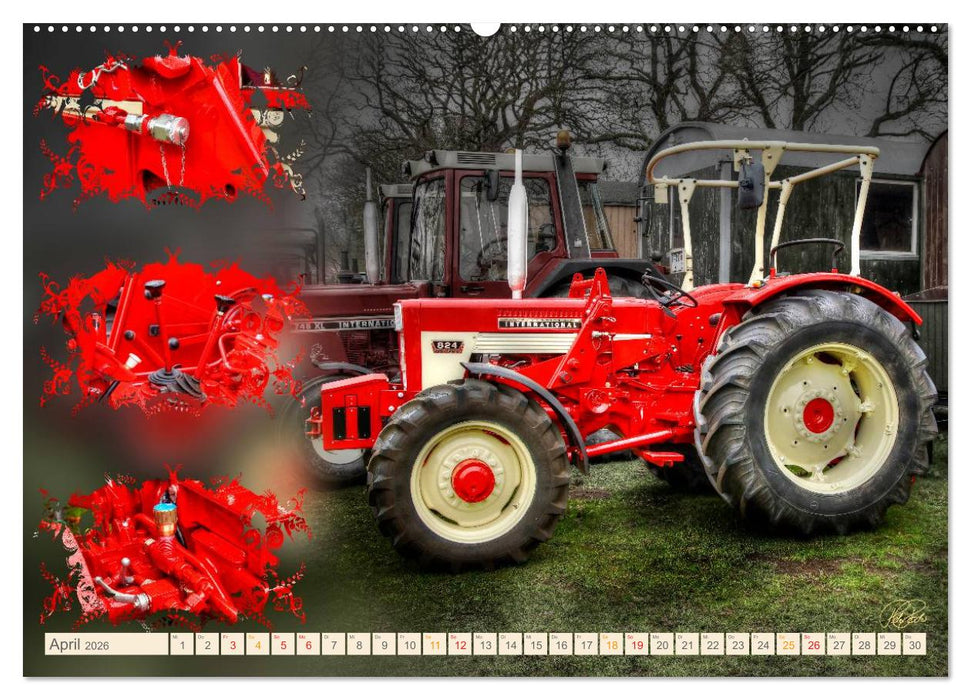 Oldtimer - Traktoren Parade (CALVENDO Premium Wandkalender 2026)