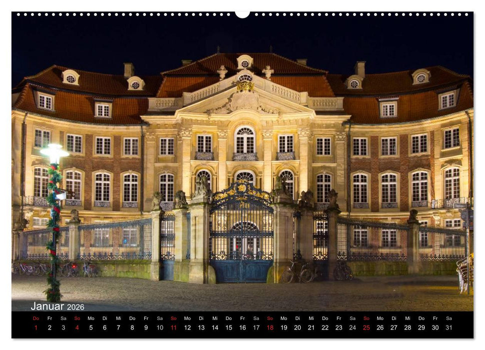 Münster - Geschichten aus verschiedenen Jahrhunderten (CALVENDO Premium Wandkalender 2026)