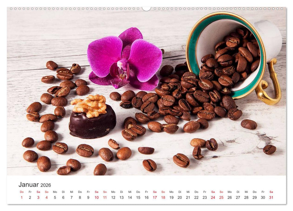 Kulinarische Kompositionen (CALVENDO Premium Wandkalender 2026)