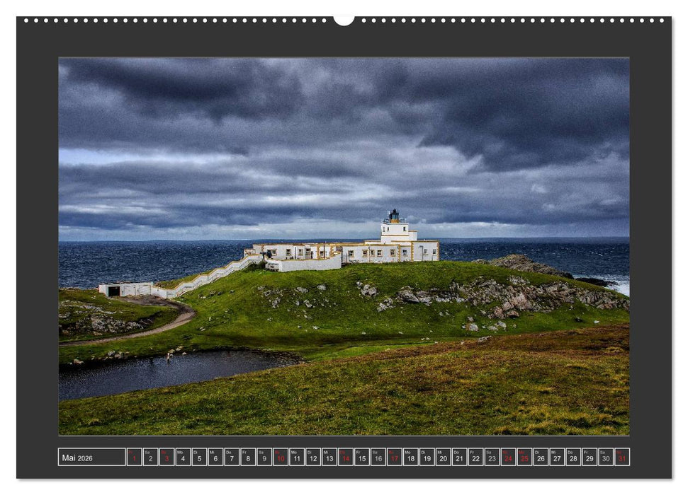 Leuchttürme an Schottlands Küsten (CALVENDO Premium Wandkalender 2026)