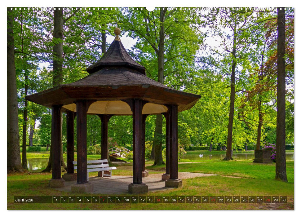 Barockgarten Zabeltitz (CALVENDO Premium Wandkalender 2026)