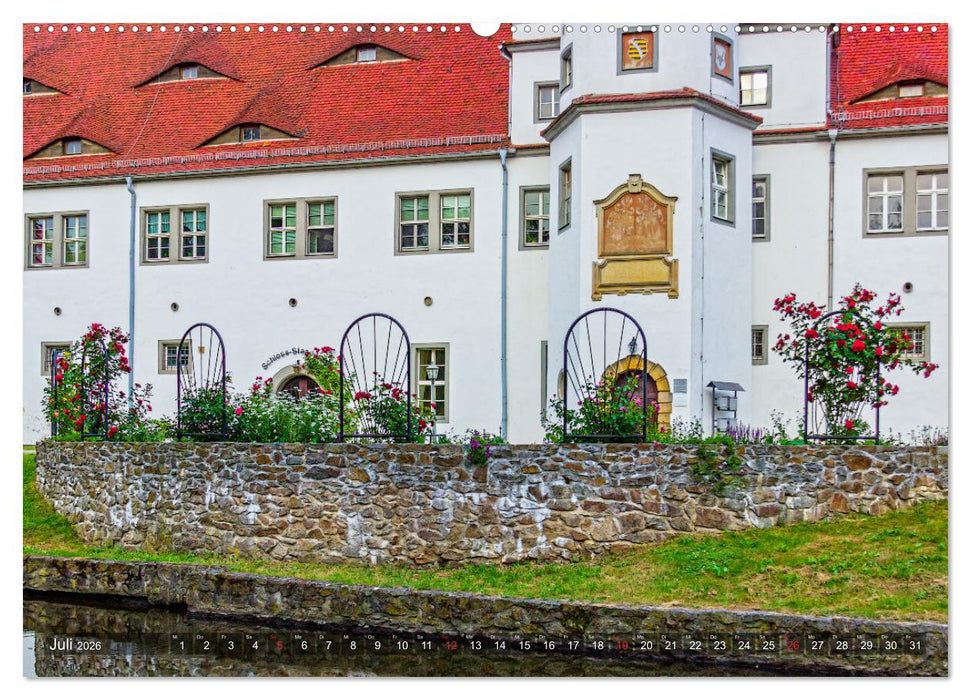 Barockgarten Zabeltitz (CALVENDO Premium Wandkalender 2026)