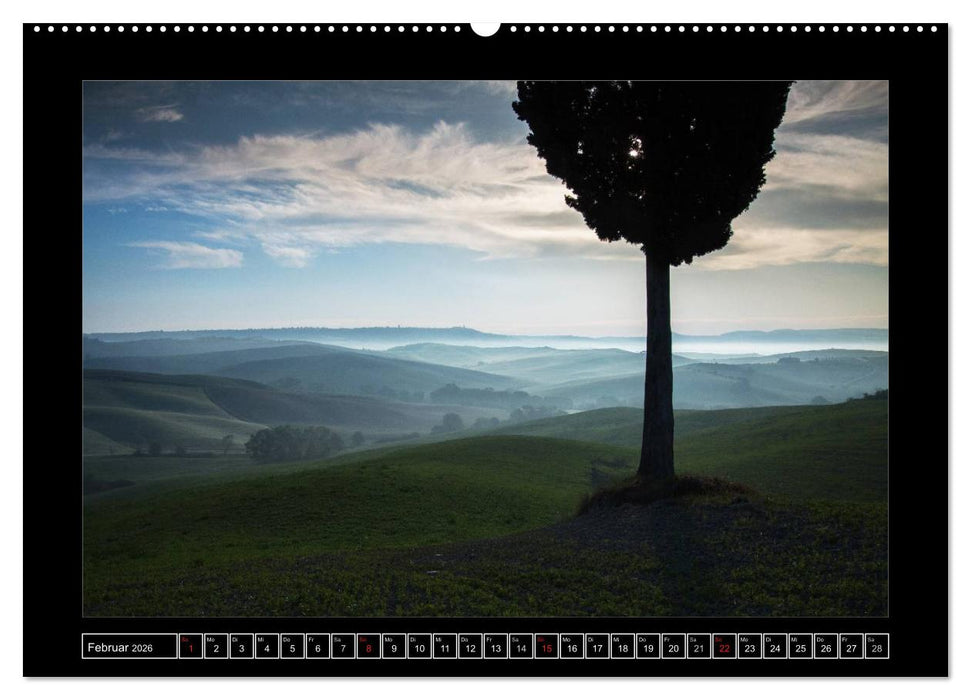 Toskana - Die Magie des Val d'Orcia (CALVENDO Wandkalender 2026)