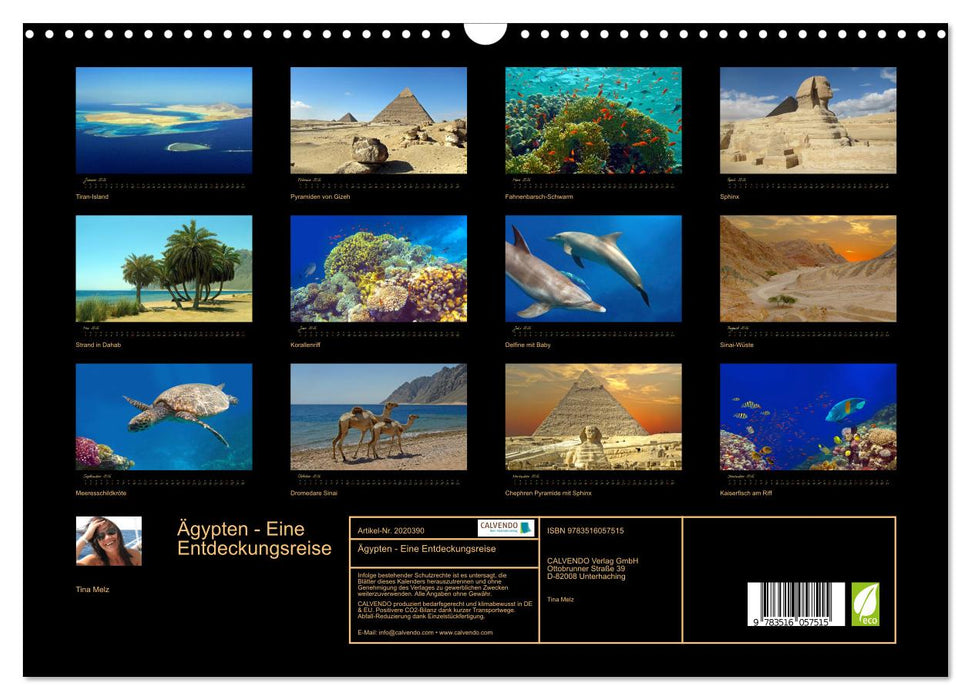 Ägypten - Eine Entdeckungsreise (CALVENDO Wandkalender 2026)