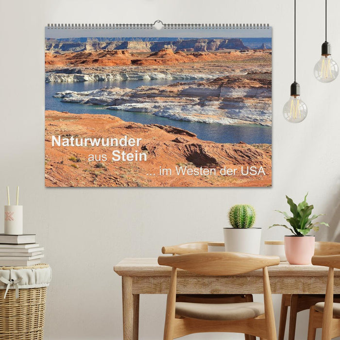 Naturwunder aus Stein im Westen der USA (CALVENDO Wandkalender 2026)
