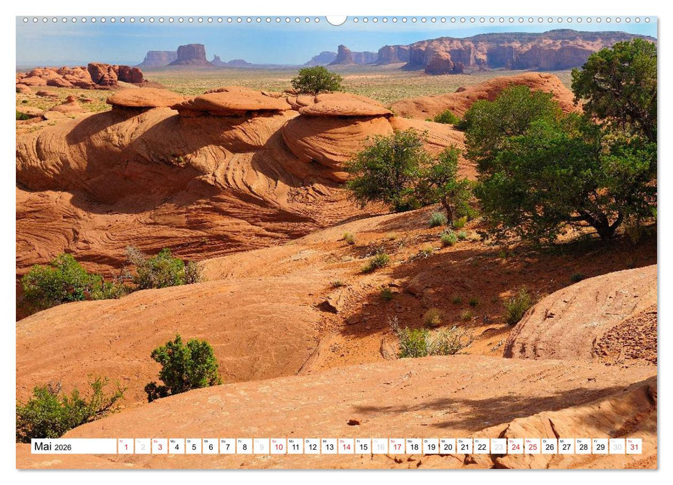 Naturwunder aus Stein im Westen der USA (CALVENDO Wandkalender 2026)