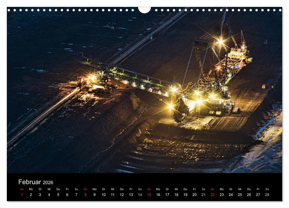 Der Tagebau (CALVENDO Wandkalender 2026)
