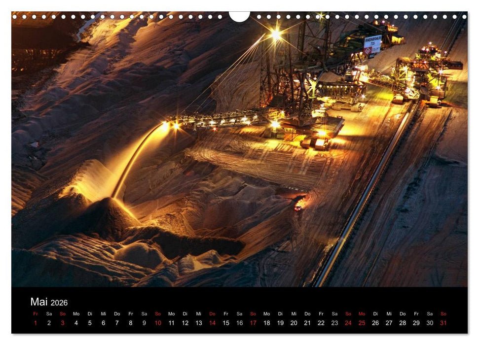 Der Tagebau (CALVENDO Wandkalender 2026)