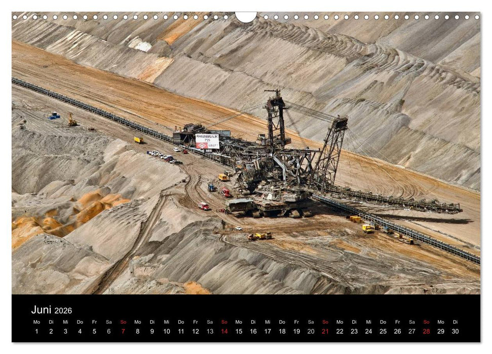 Der Tagebau (CALVENDO Wandkalender 2026)