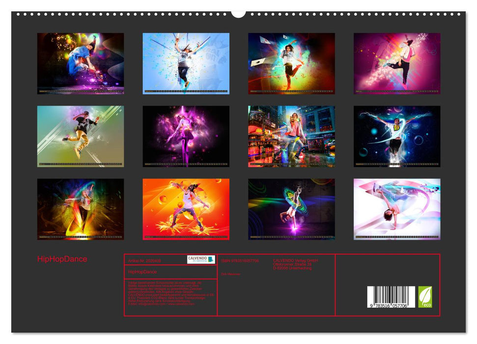 HipHopDance (CALVENDO Premium Wandkalender 2026)